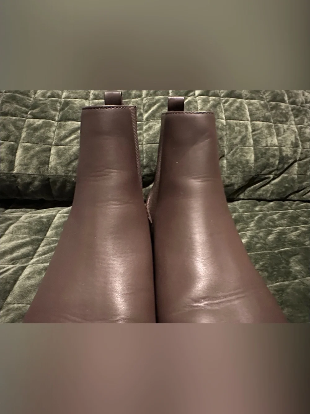 Calvin Klein Brown Leather Chelsea Chukka Boots